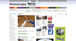 Desktop Screenshot of monteazulmg.com.br